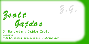 zsolt gajdos business card